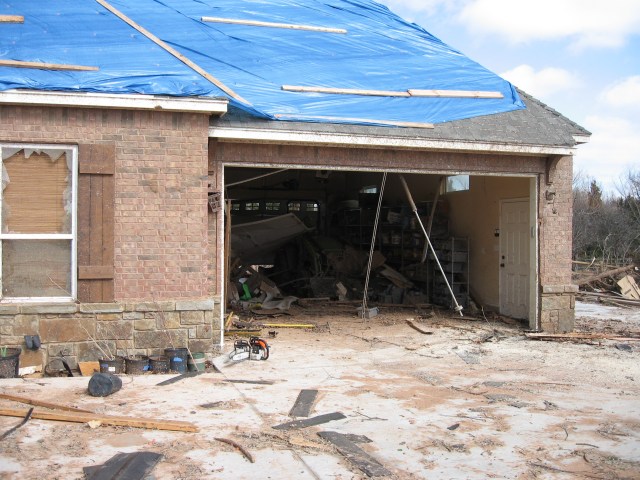 Central Oklahoma Tornado Damage Photo