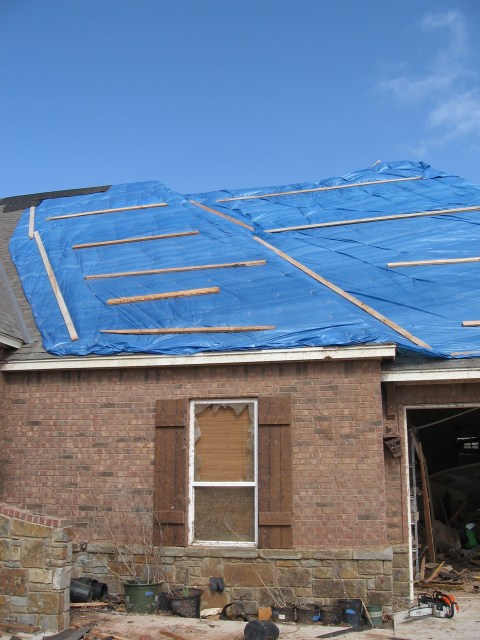 Central Oklahoma Tornado Damage Photo