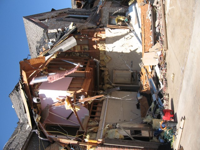 Central Oklahoma Tornado Damage Photo