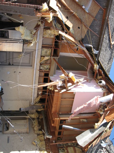 Central Oklahoma Tornado Damage Photo