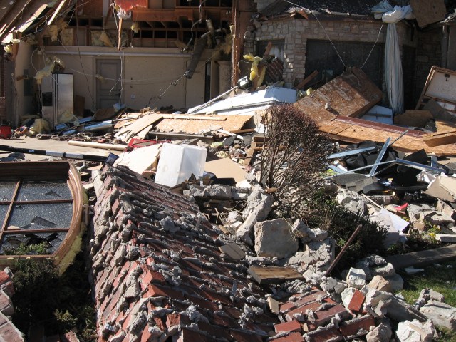 Central Oklahoma Tornado Damage Photo