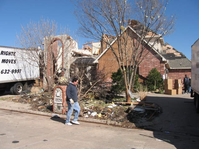 Central Oklahoma Tornado Damage Photo