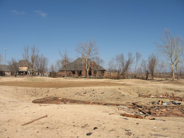 Central Oklahoma Tornado Damage Photo