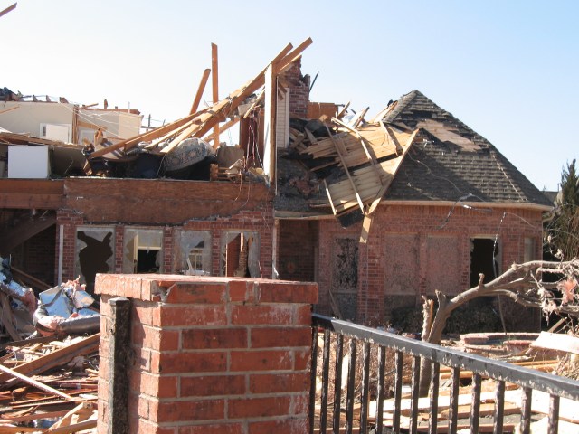 Central Oklahoma Tornado Damage Photo