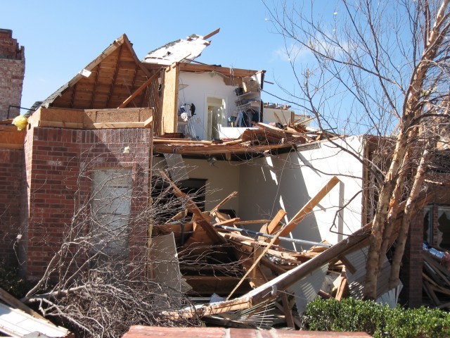 Central Oklahoma Tornado Damage Photo