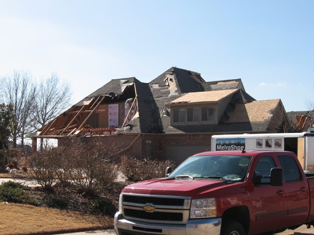 Central Oklahoma Tornado Damage Photo