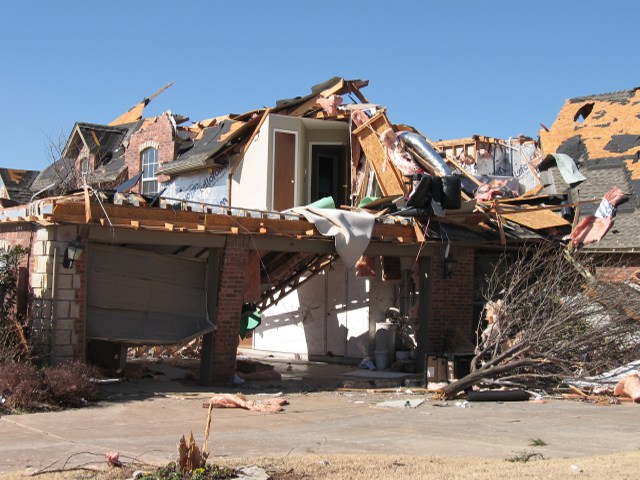 Central Oklahoma Tornado Damage Photo