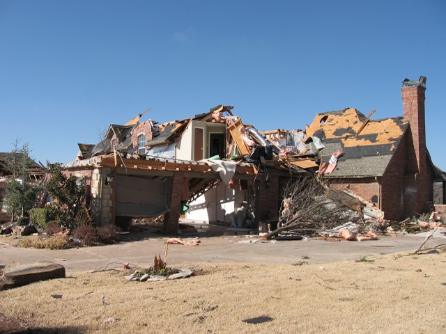 Central Oklahoma Tornado Damage Photo