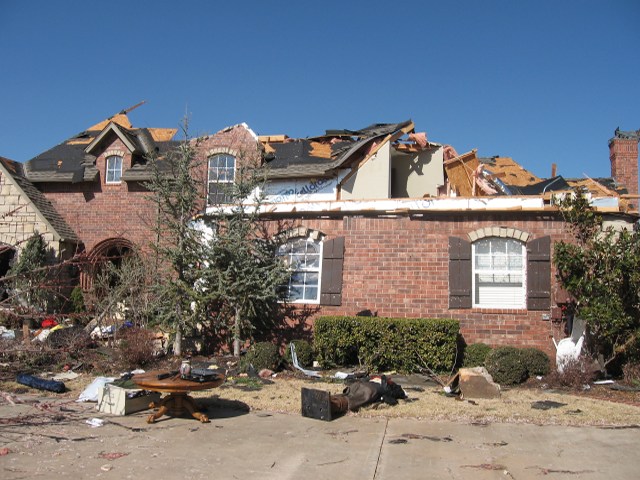 Central Oklahoma Tornado Damage Photo