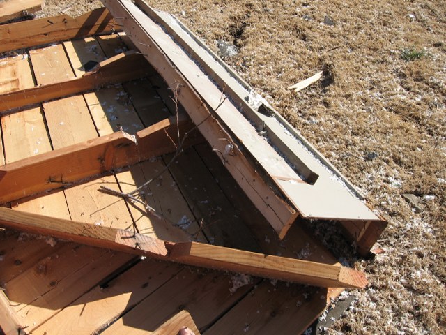 Central Oklahoma Tornado Damage Photo