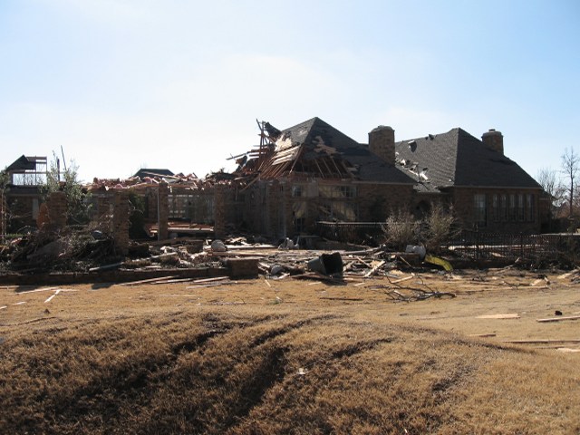 Central Oklahoma Tornado Damage Photo