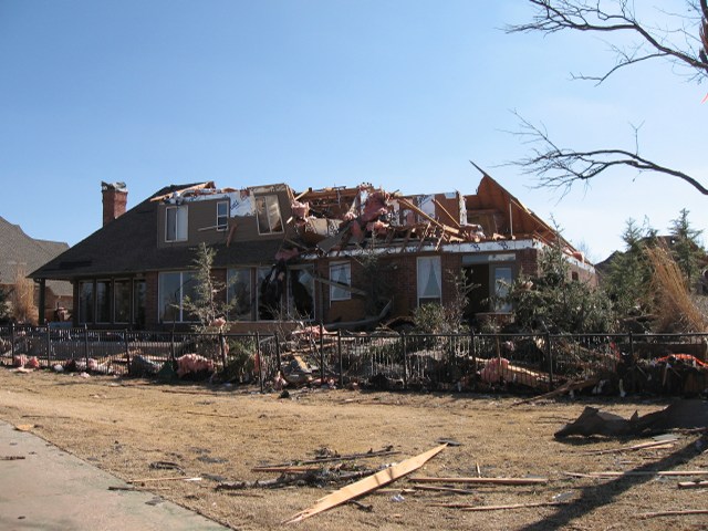 Central Oklahoma Tornado Damage Photo