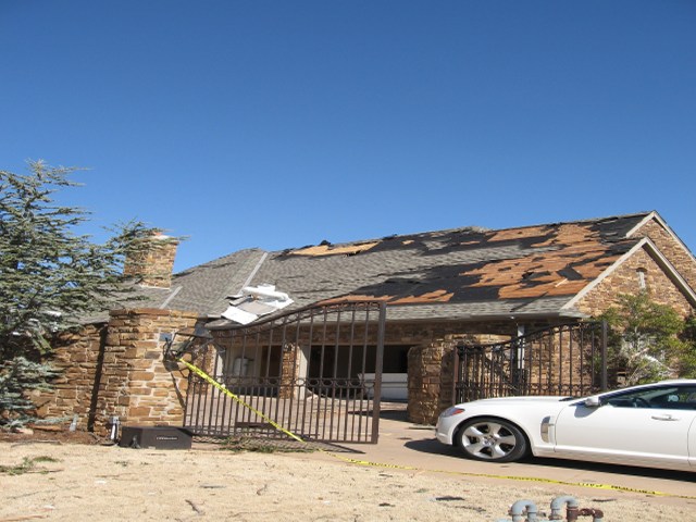 Central Oklahoma Tornado Damage Photo