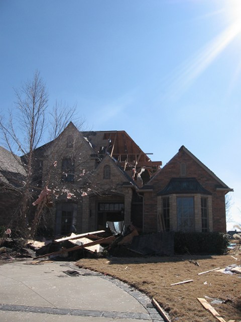 Central Oklahoma Tornado Damage Photo