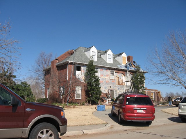 Central Oklahoma Tornado Damage Photo