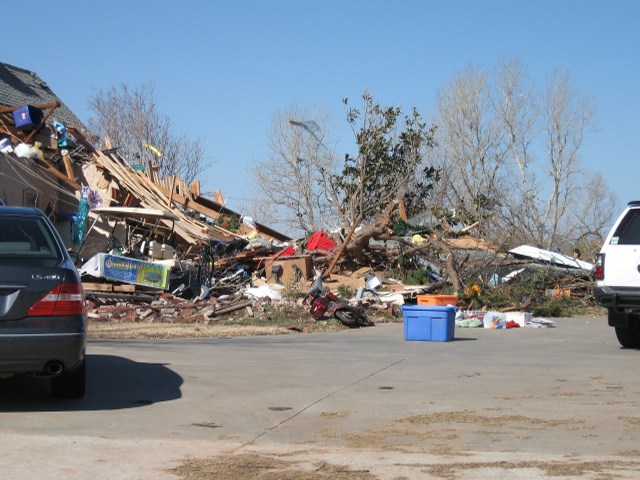 Central Oklahoma Tornado Damage Photo