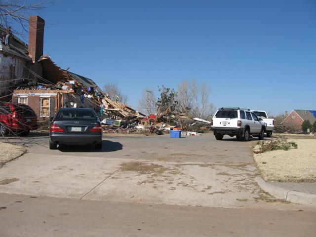 Central Oklahoma Tornado Damage Photo