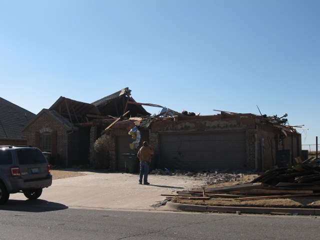 Central Oklahoma Tornado Damage Photo