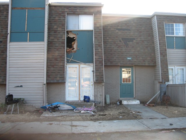 Central Oklahoma Tornado Damage Photo