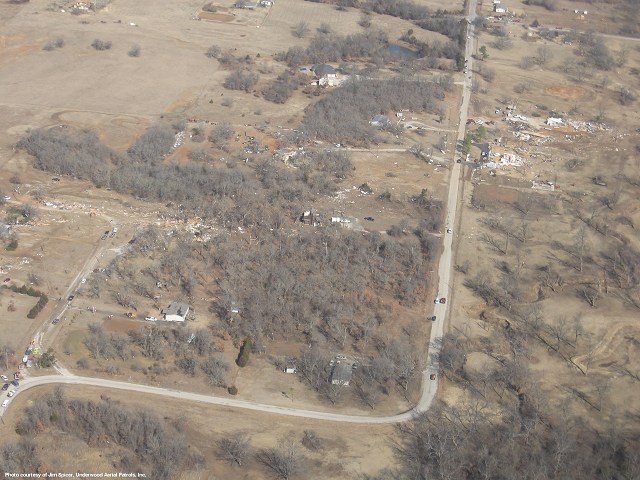 Lone Grove, OK Tornado Damage Photo