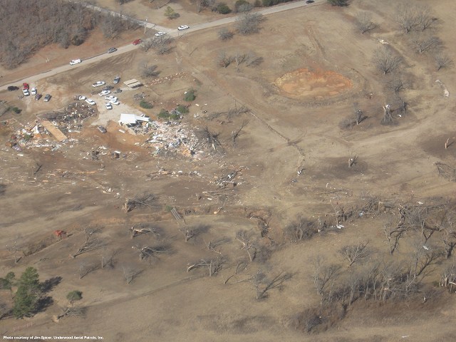 Lone Grove, OK Tornado Damage Photo