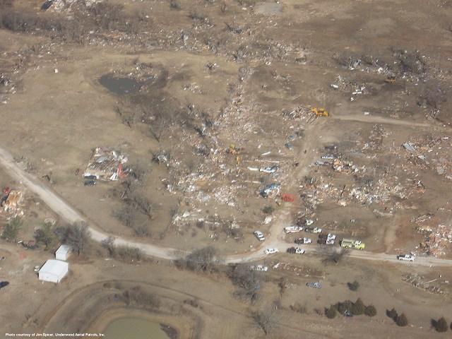 Lone Grove, OK Tornado Damage Photo