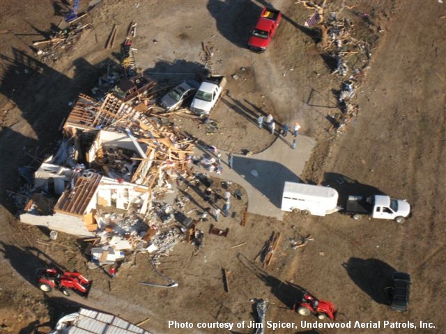 Lone Grove, OK Tornado Damage Photo