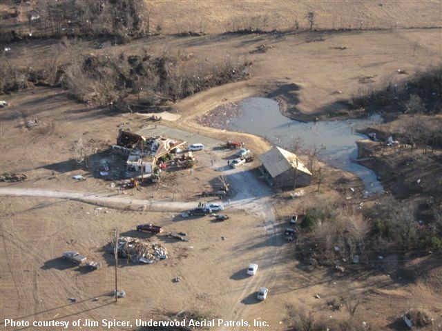 Lone Grove, OK Tornado Damage Photo