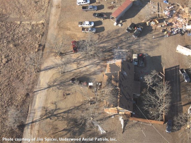 Lone Grove, OK Tornado Damage Photo