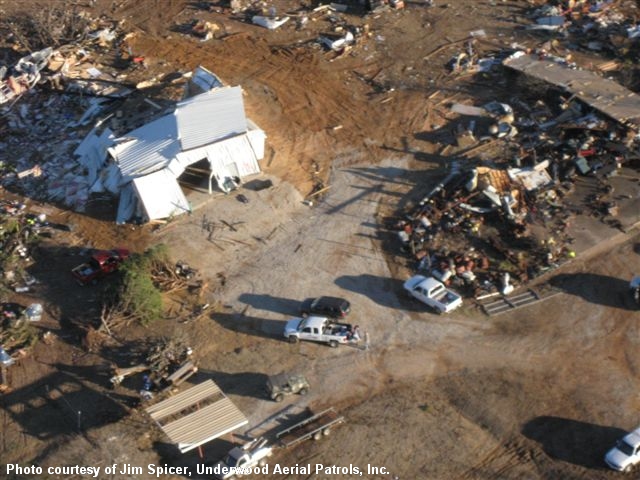 Lone Grove, OK Tornado Damage Photo