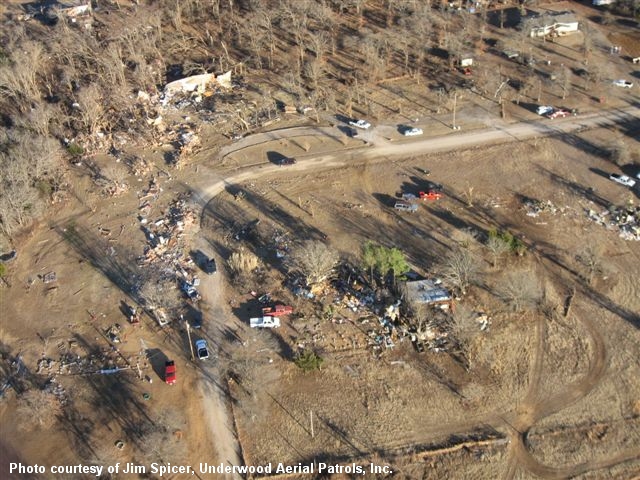 Lone Grove, OK Tornado Damage Photo