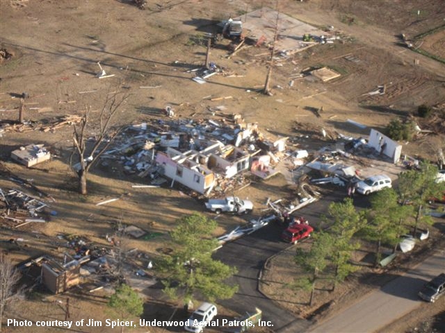 Lone Grove, OK Tornado Damage Photo