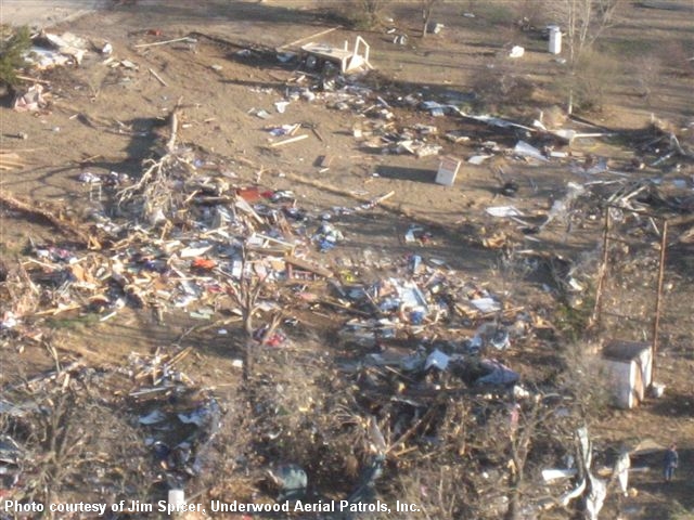 Lone Grove, OK Tornado Damage Photo