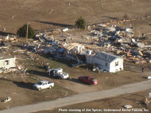 Lone Grove, OK Tornado Damage Photo