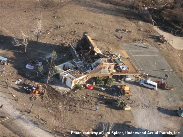 Lone Grove, OK Tornado Damage Photo