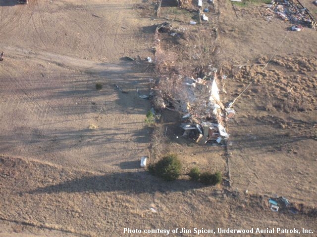 Lone Grove, OK Tornado Damage Photo