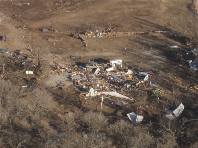 Lone Grove, OK Tornado Damage Photo