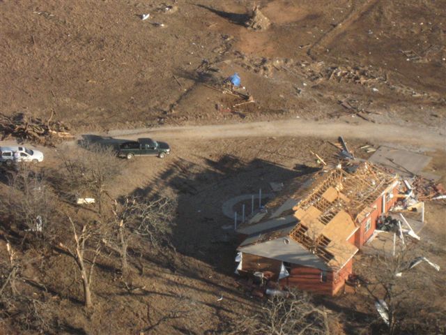 Lone Grove, OK Tornado Damage Photo