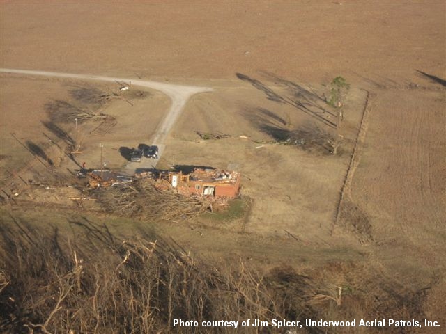 Lone Grove, OK Tornado Damage Photo