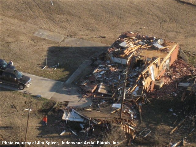 Lone Grove, OK Tornado Damage Photo