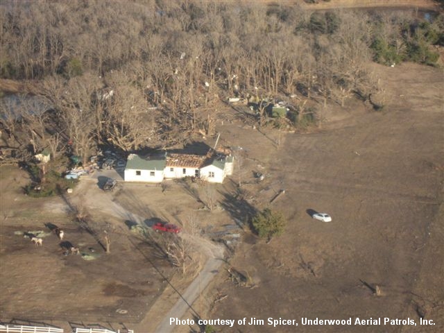 Lone Grove, OK Tornado Damage Photo