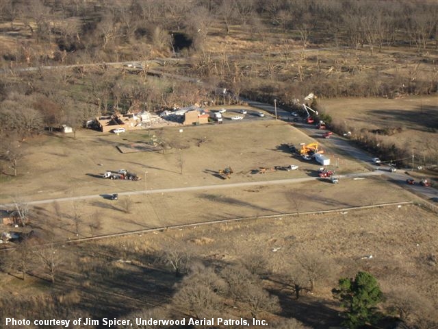 Lone Grove, OK Tornado Damage Photo