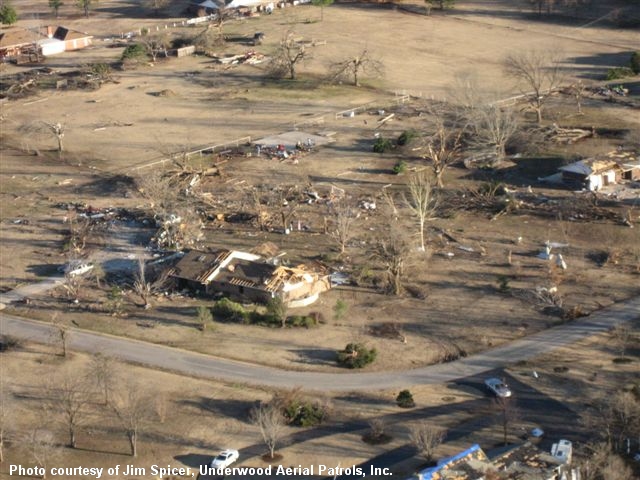 Lone Grove, OK Tornado Damage Photo