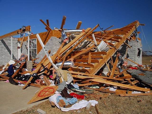 Lone Grove, OK Tornado Damage Photo