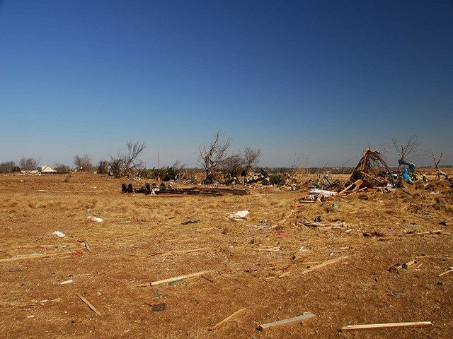 Lone Grove, OK Tornado Damage Photo