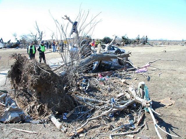 Lone Grove, OK Tornado Damage Photo