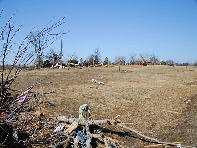 Lone Grove, OK Tornado Damage Photo