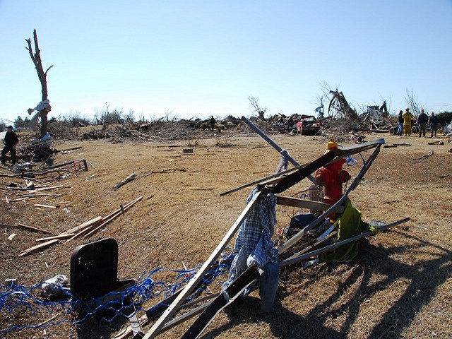 Lone Grove, OK Tornado Damage Photo