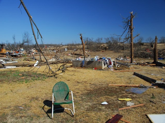 Lone Grove, OK Tornado Damage Photo