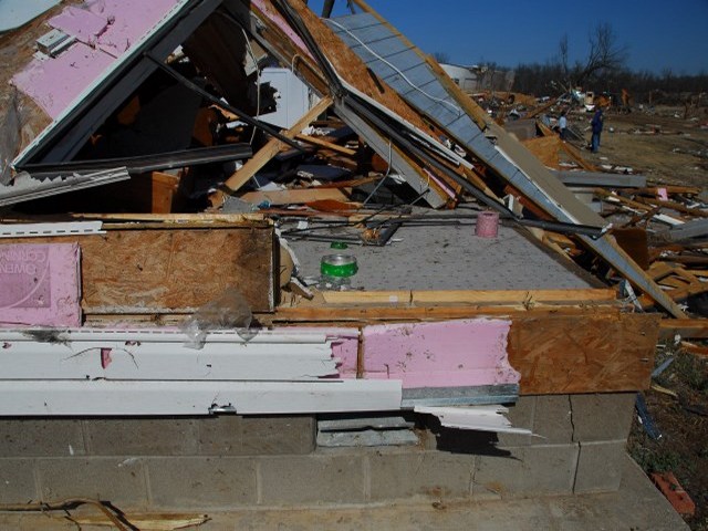 Lone Grove, OK Tornado Damage Photo